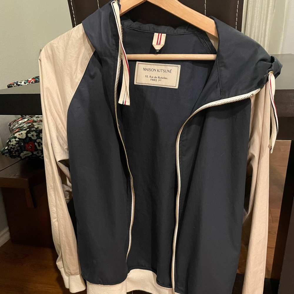 Maison Kitsune hooded light jacket